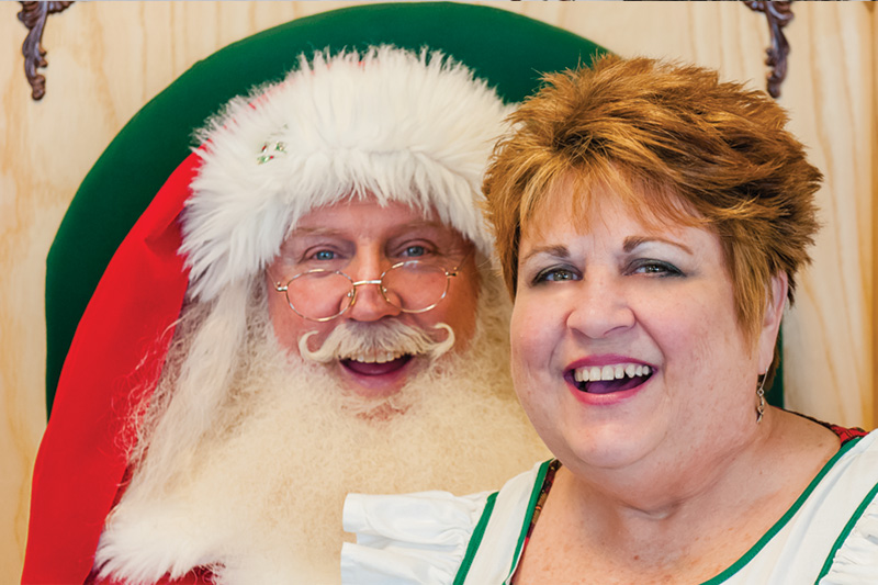 Santa Jim and Mrs. Karen Claus