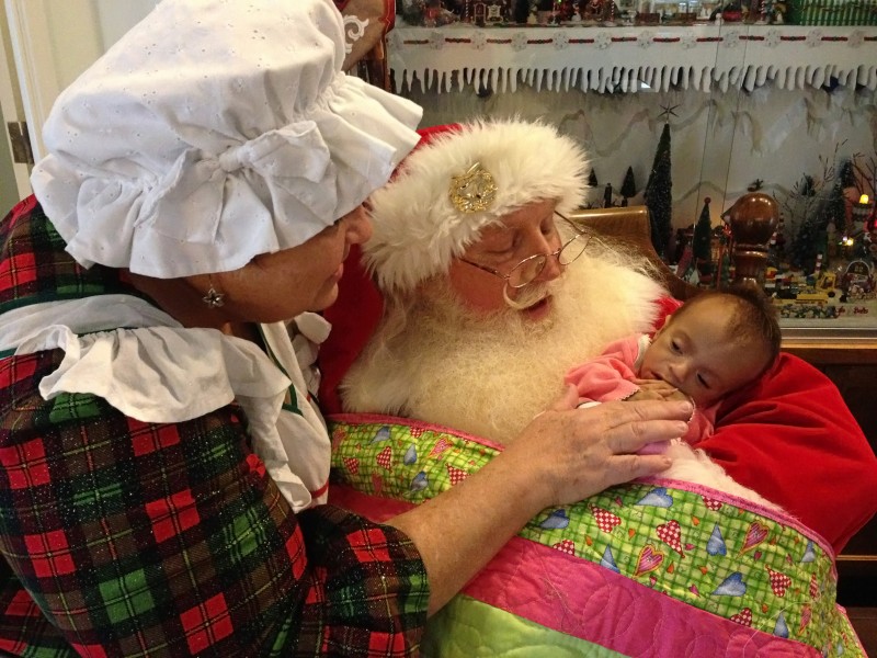 Windcrest Santa Jim visits Ronald McDonald House