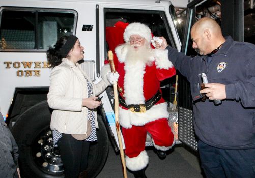 Santa Jim’s Arrival at Light-Up 2013